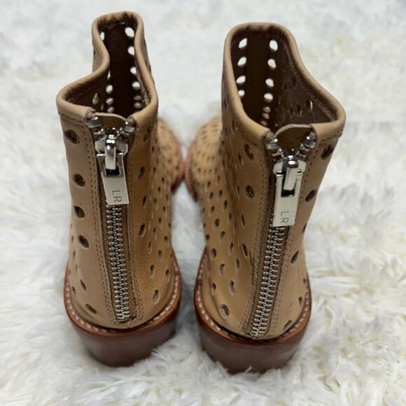 Loeffler Randall Open Toe Ione Perforated Booties - 6.5 - Picture 6 of 8